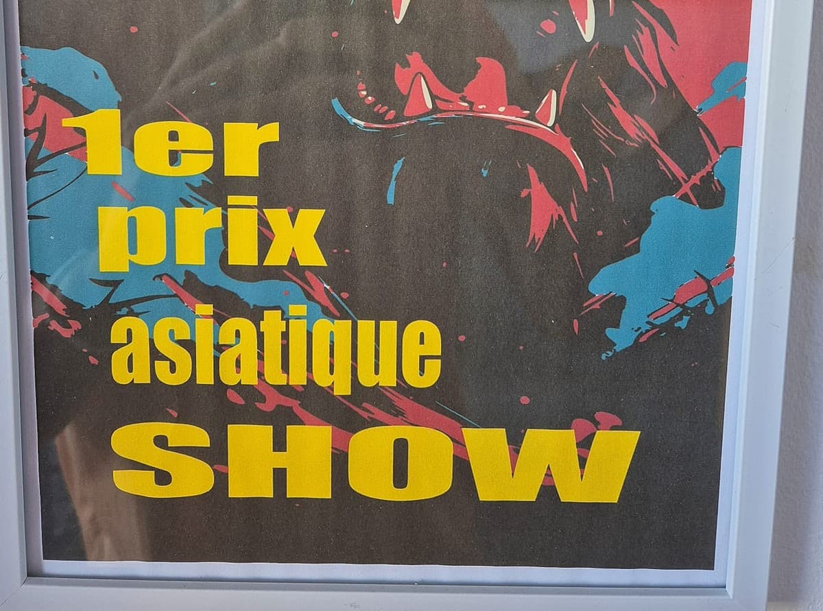 1er prix, Asiatique, Béziers Tattoo Show