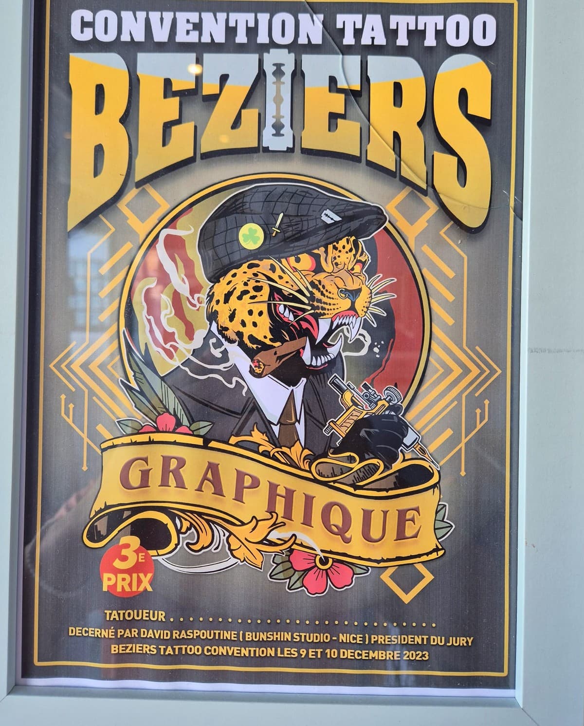 3e prix, Graphique, Convention Tattoo Béziers 2023
